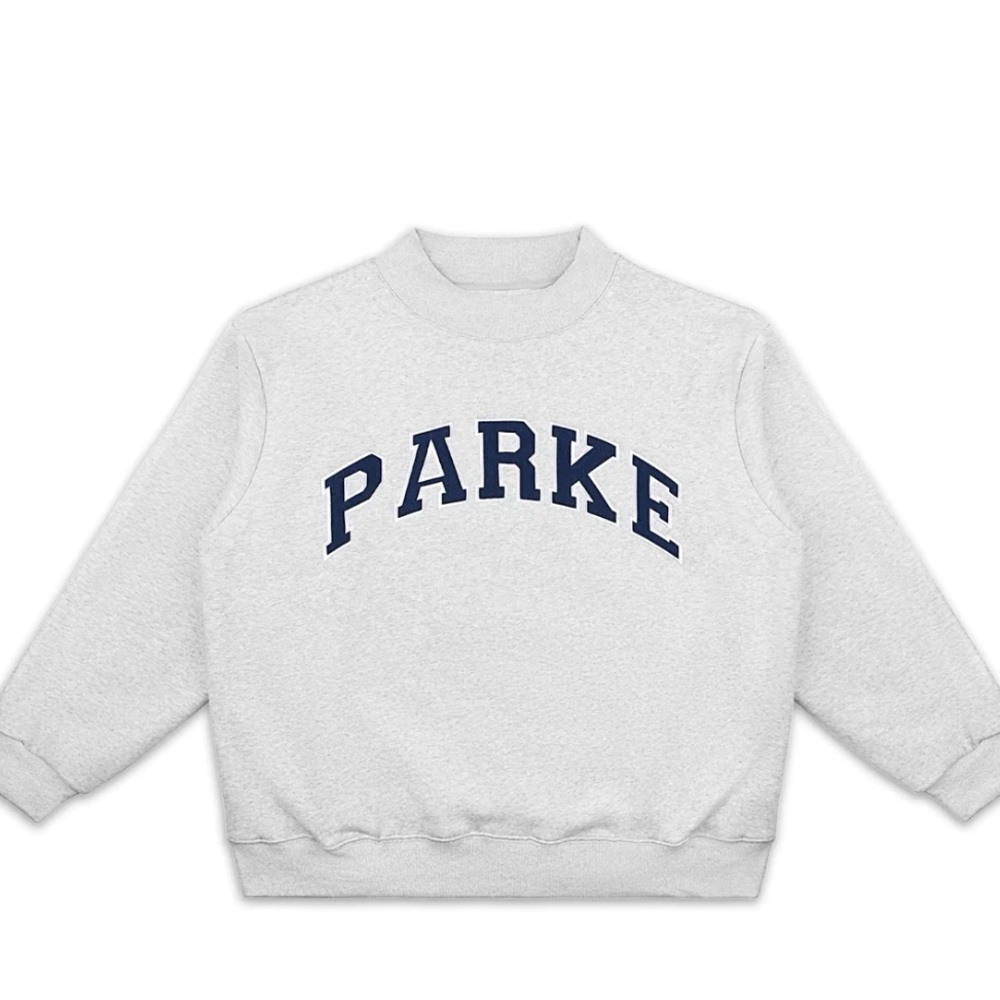 parke grey mockneck